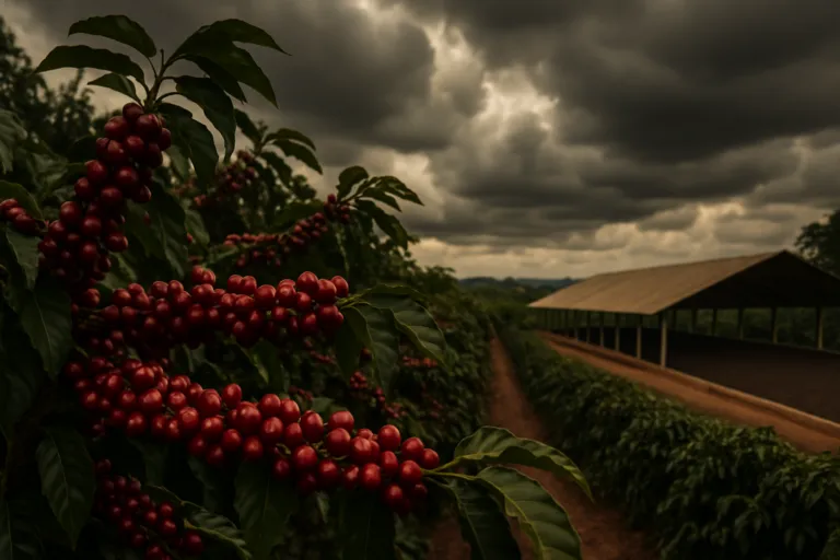 Chuva no fim da colheita ameaça qualidade do café arábica e pressiona rentabilidade dos produtores
