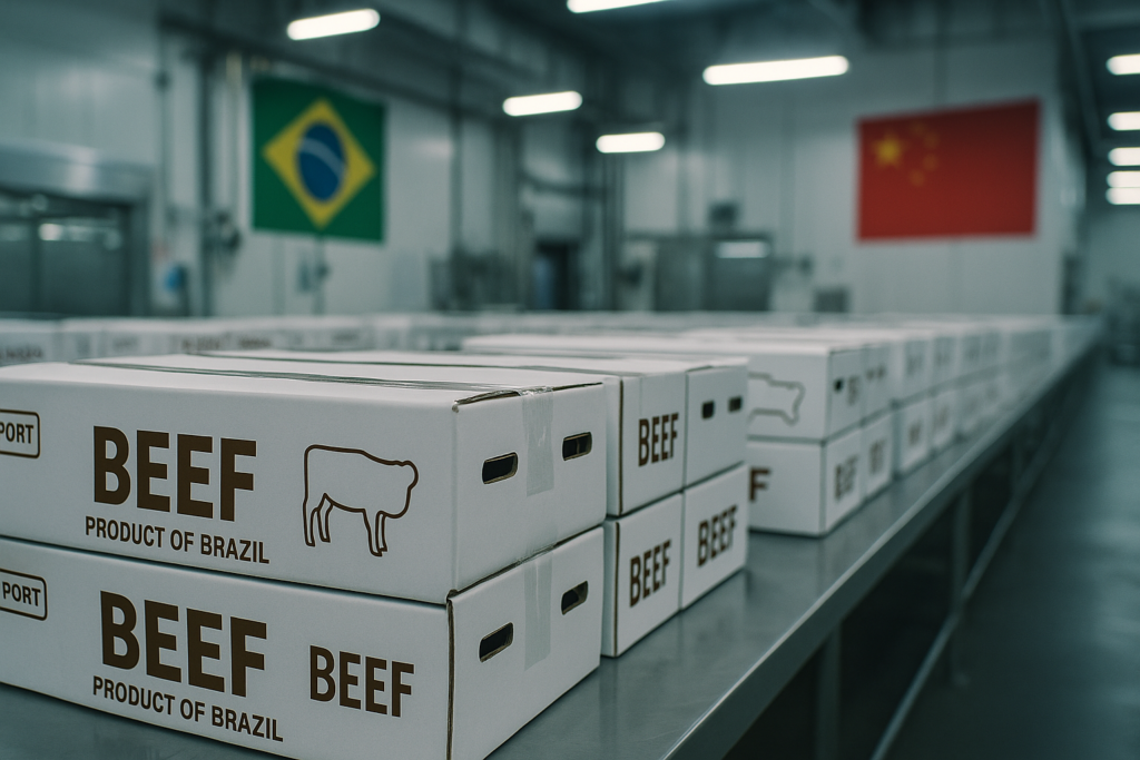 Cota de exportação de carne bovina para a China bate 100%: o que acontece agora com o mercado?