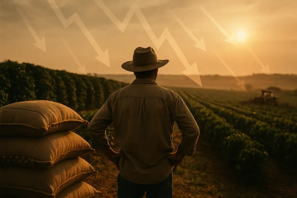 Café, Milho e Açúcar: O Que a Queda das Commodities Significa para o Produtor Brasileiro em 2025