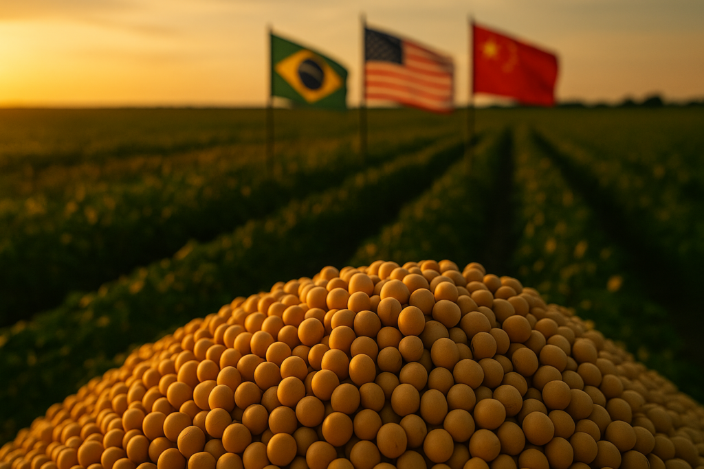 Guerra Tarifária EUA-China: Como a Sobretaxa de 10% Pode Abrir Espaço para a Soja Brasileira
